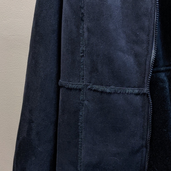 Outeredge black suede jacket size large - Picture 5 of 5